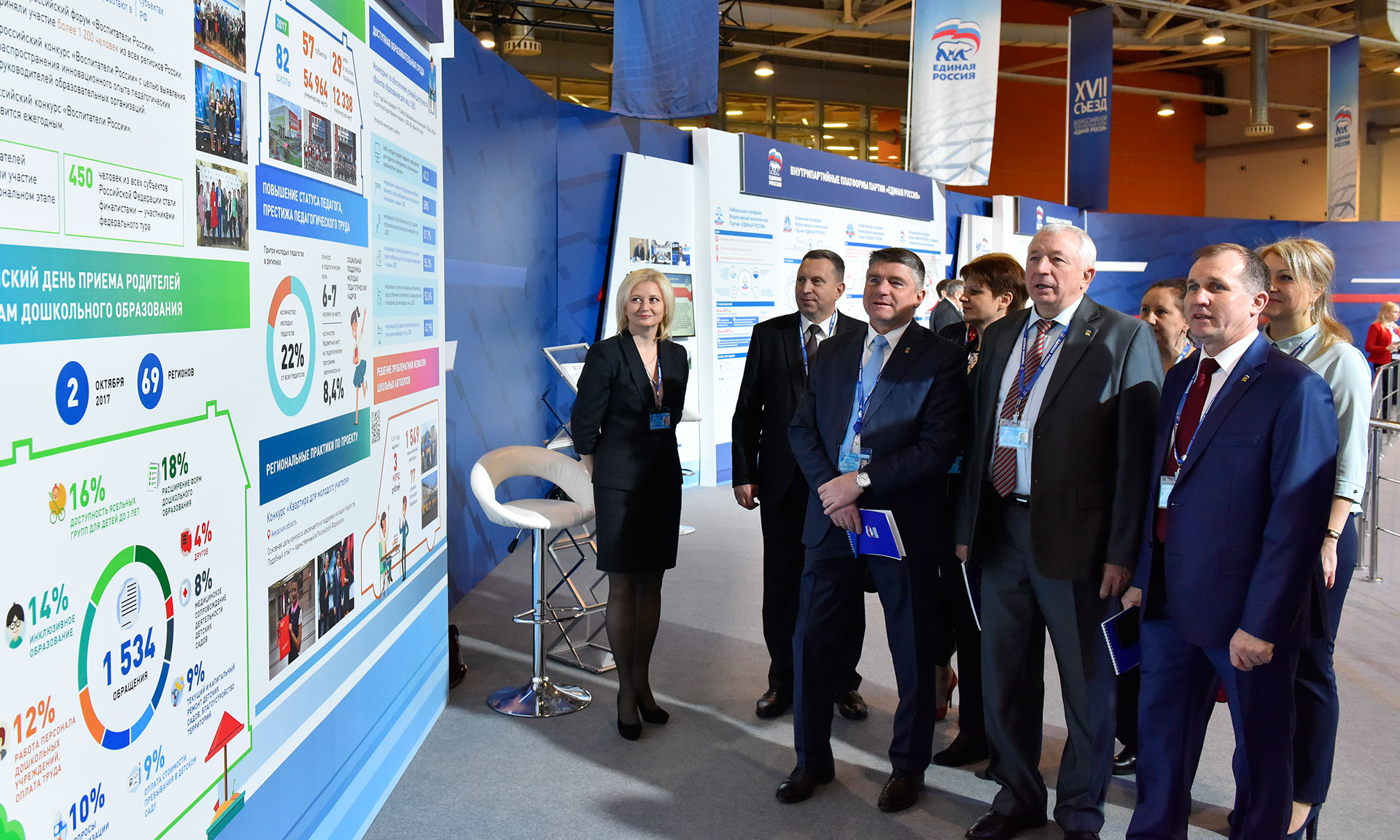 Брянская делегация стоя слушала ответное слово Владимира Путина