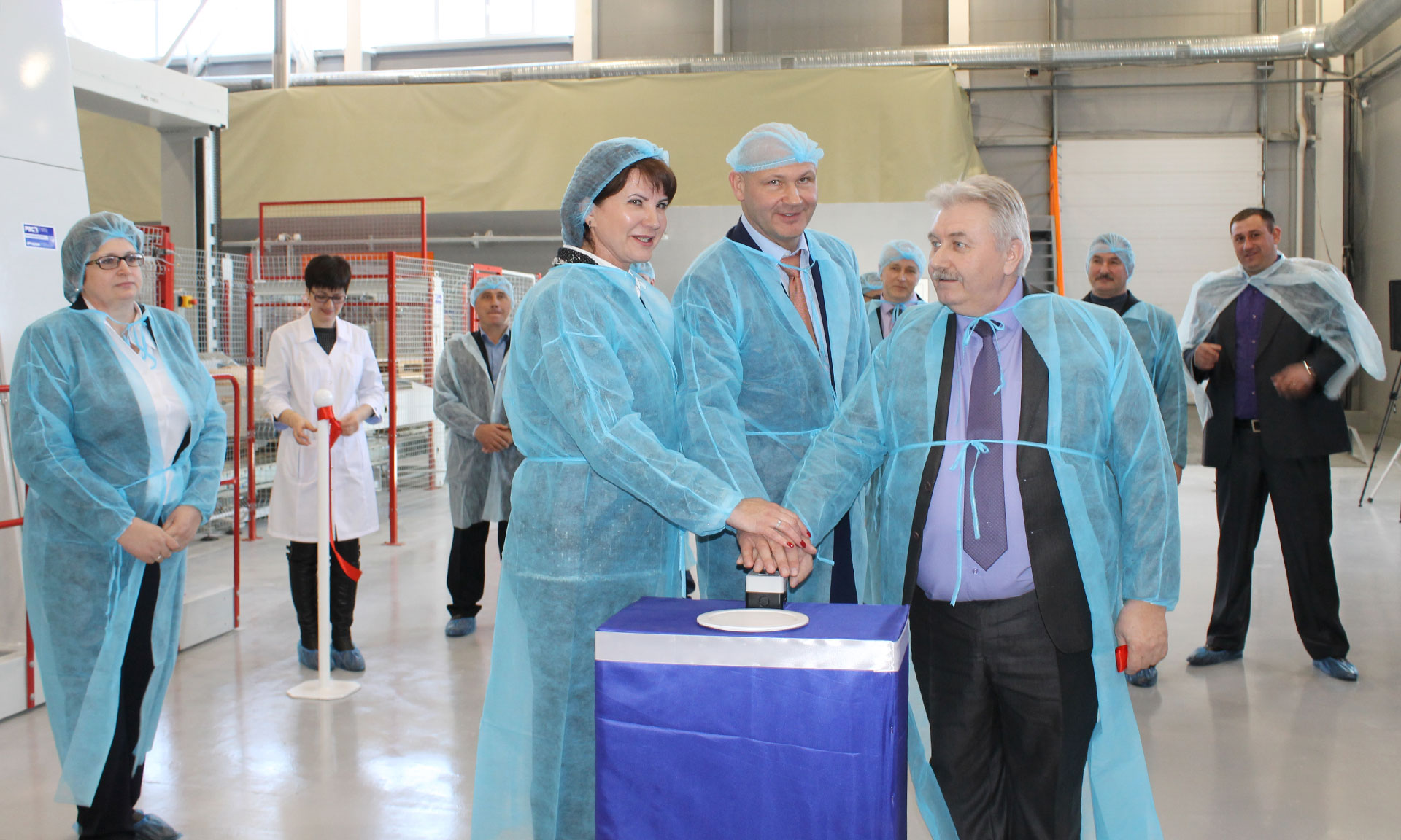 В Погаре открылся новый молочный цех по производству премиксов