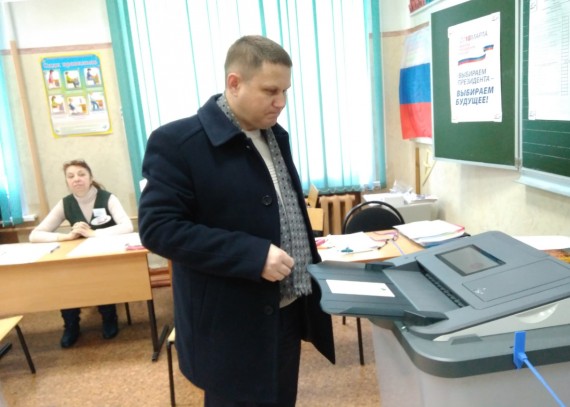 Руководитель брянского отделения партии «Родина» Г.Селебин принял участие в президентских выборах