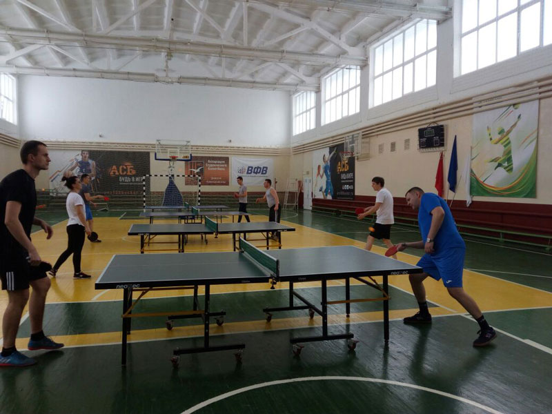 Прокуроры области соревновались в пинг-понге