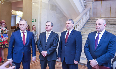 Юрий  Мокренко и Анатолий Бугаев  приняли участие в торжествах, прошедших в Гомеле