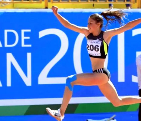 Брянская спортсменка Дарья Нидбайкина в тройном прыжке завоевала серебро