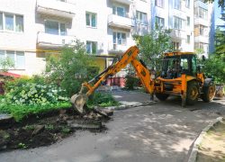 Комфортная среда» пришла во двор дома № 34 по ул.Советской города Брянска