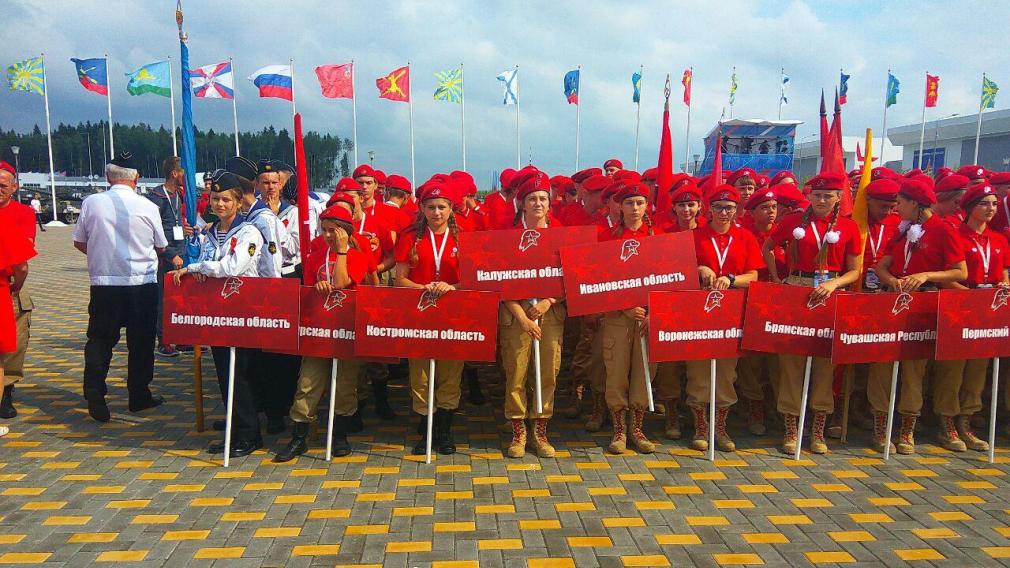 Брянские юнармейцы принимают участие во Всероссийском финале Военно-спортивной игры «Победа»