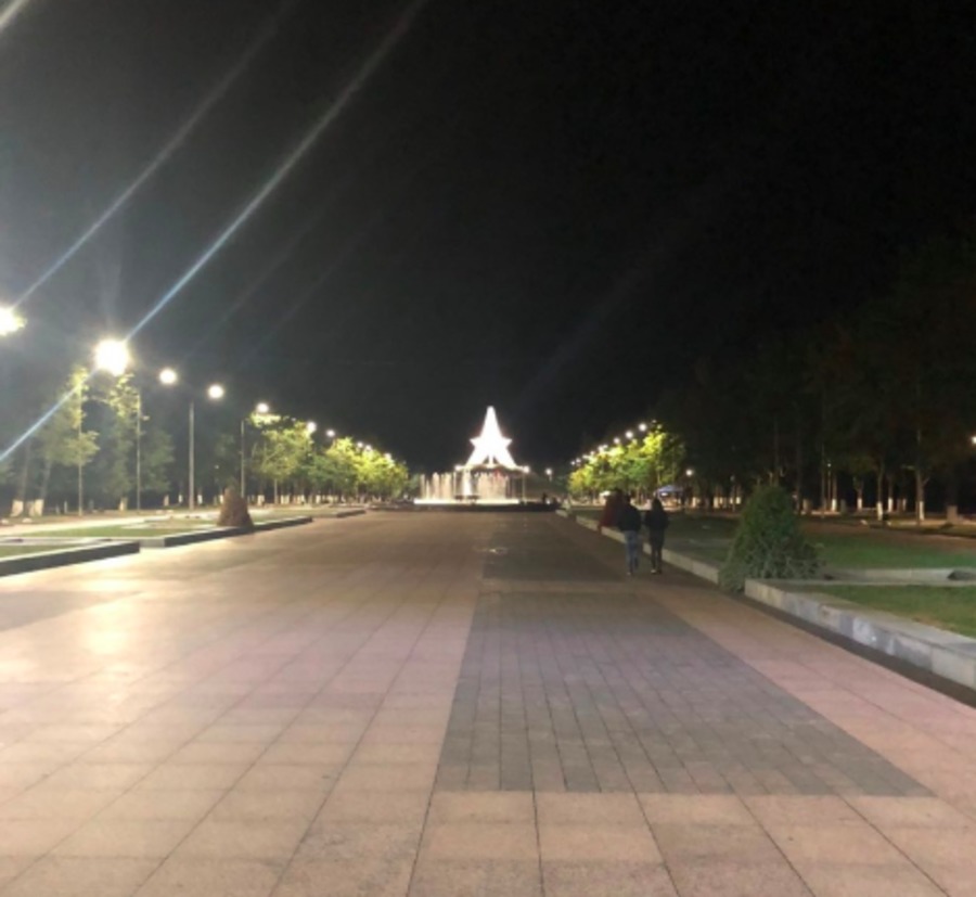 В Брянске на Кургане Бессмертия заработало новое освещение