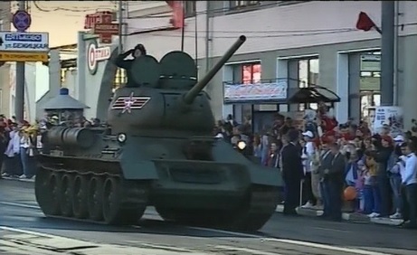 Первый канал рассказал о широкомасштабном параде военной техники