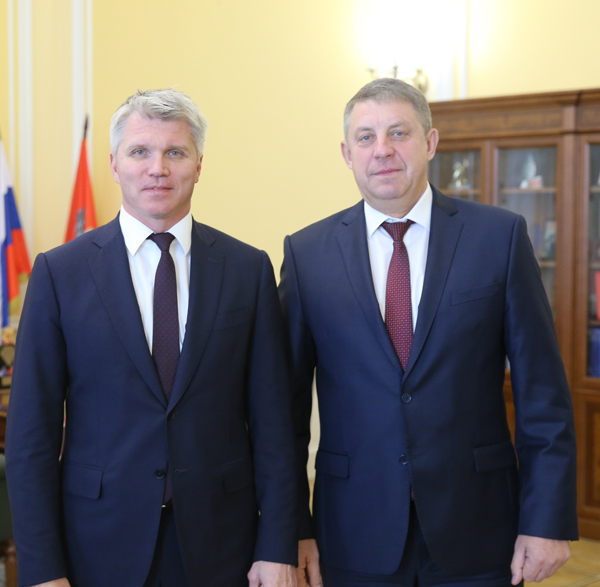 Александр Богомаз  встретился с министром спорта