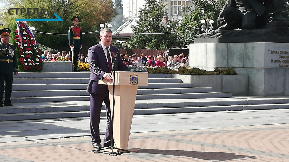 На Площади Партизан состоялся торжественный митинг «Брянская улица- дорога Побед!»