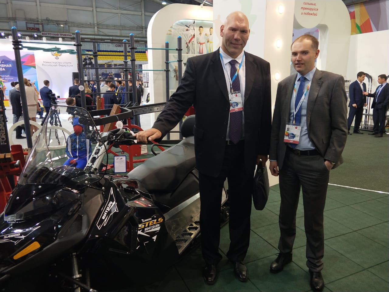 Николай Валуев поддержал брянских производителей на форуме «Россия — спортивная держава»