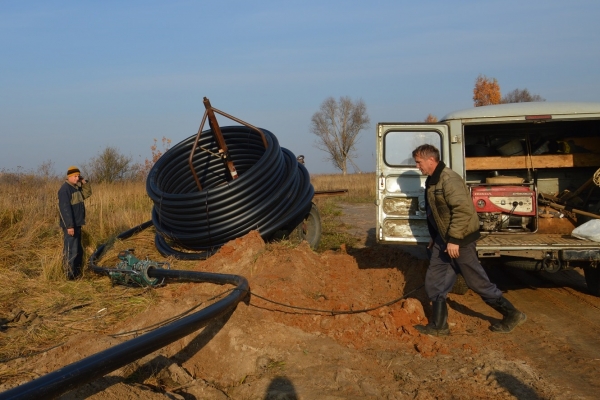 В Гордеевском районе Брянской области   идут  работы по замене сети водоснабжения