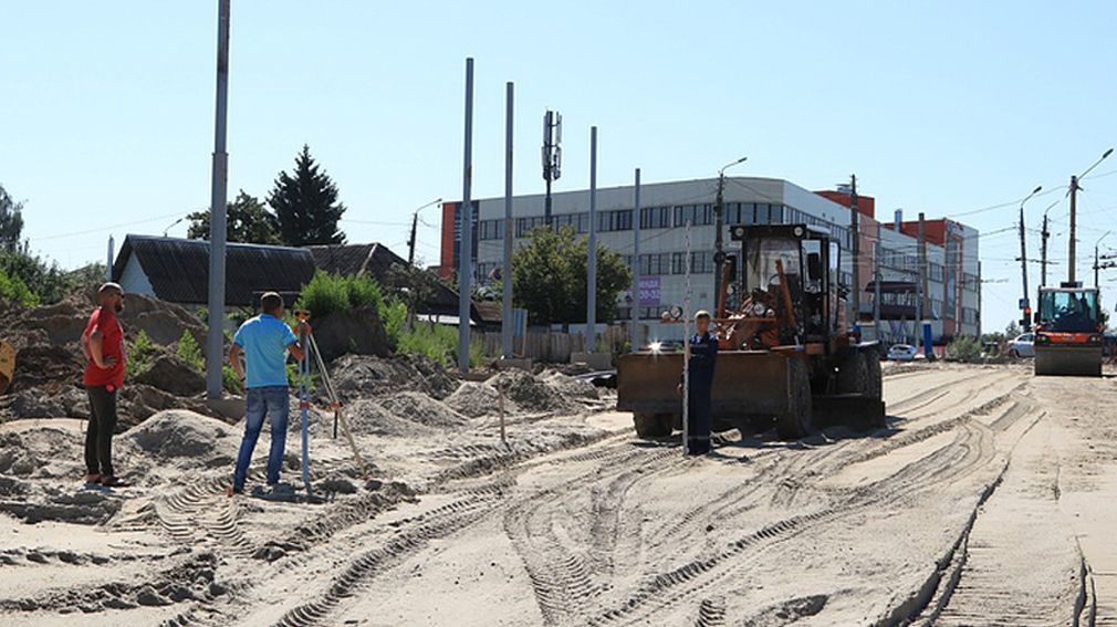 Работы на Городищенской горке в Брянске  идут к завершению