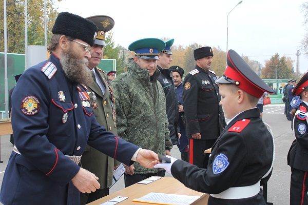 В Брянской области стародубские кадеты приняли присягу