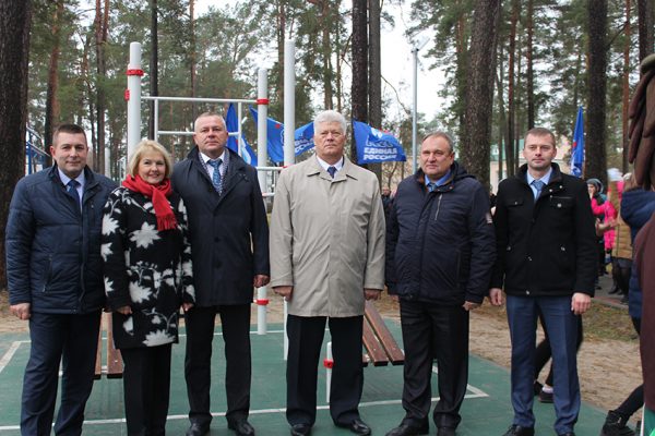 В брянском г.Сельцо состоялось открытие «Тропы здоровья»