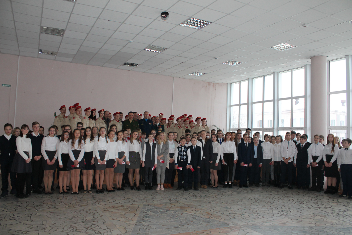 Карачевские старшеклассники пополнили ряды юнармейцев