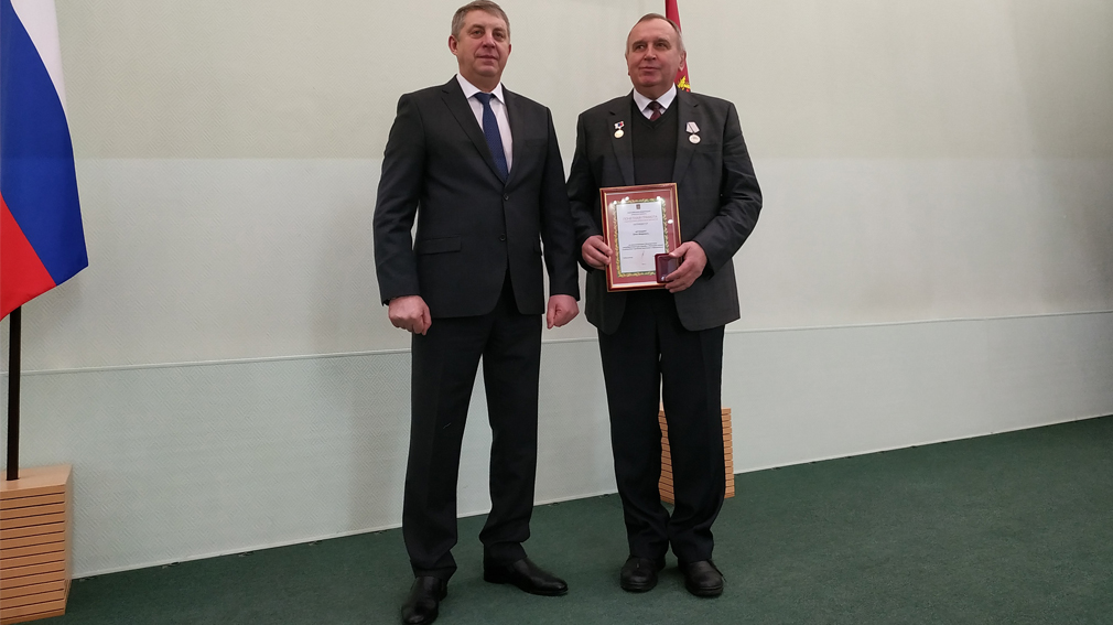 В Правительстве Брянской области чествовали работников печати