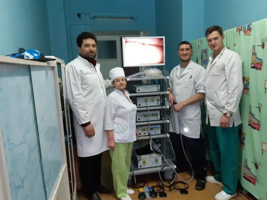 В  Климовской больнице  Брянской области установлена  лапароскопическая стойка