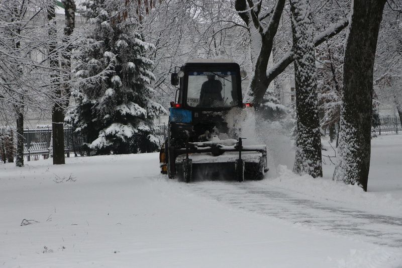 В Карачеве Брянской области комунальщики работают в усиленном режиме