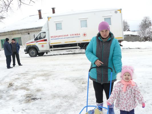 В брянском Дятьково начал работу передвижной медицинский комплекс