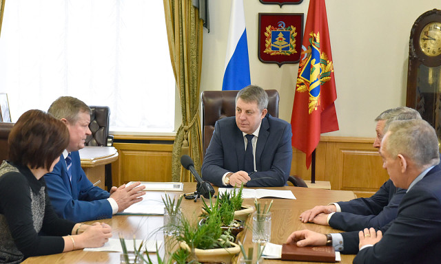 Встреча губернатора Брянской области с руководством Новозыбковского района