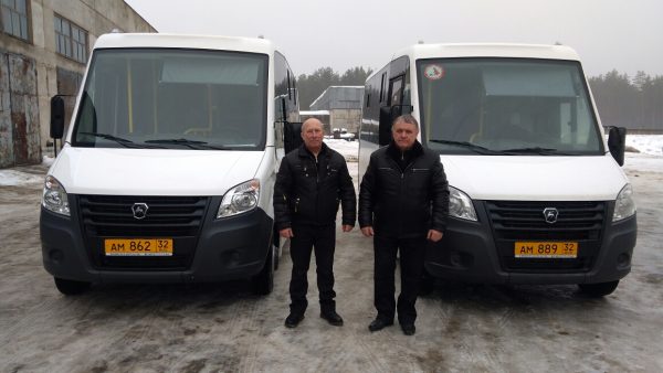 На  Брянщине в  Жуковском районе на линию вышли  два новых автобусы