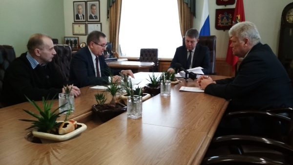 Встреча губернатора Брянской области  с руководством Суземского района