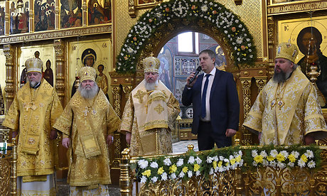 Брянскую епархию поздравили с 25-летием руководители Брянщины