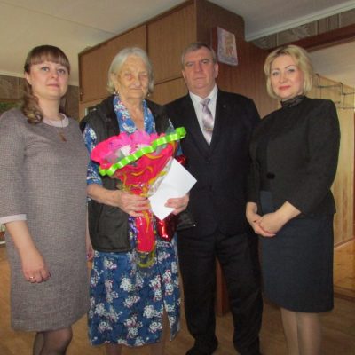 В Брасовском районе  на Брянщине поздравили с 95-летием участницу Великой Отечественной войны