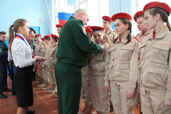 В брянском Сельцо  увеличивается численность юнармейцев