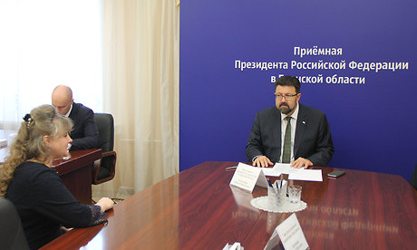 Михаил Калашников провел личный прием граждан в приемной Президента РФ