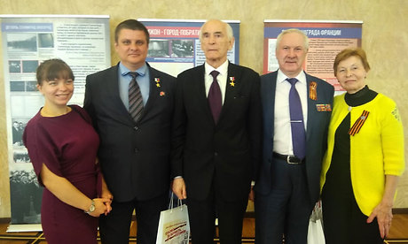 Герой России  Александр Постоялко  принял участие в  патриотической акции «Спасибо за верность, потомки!»