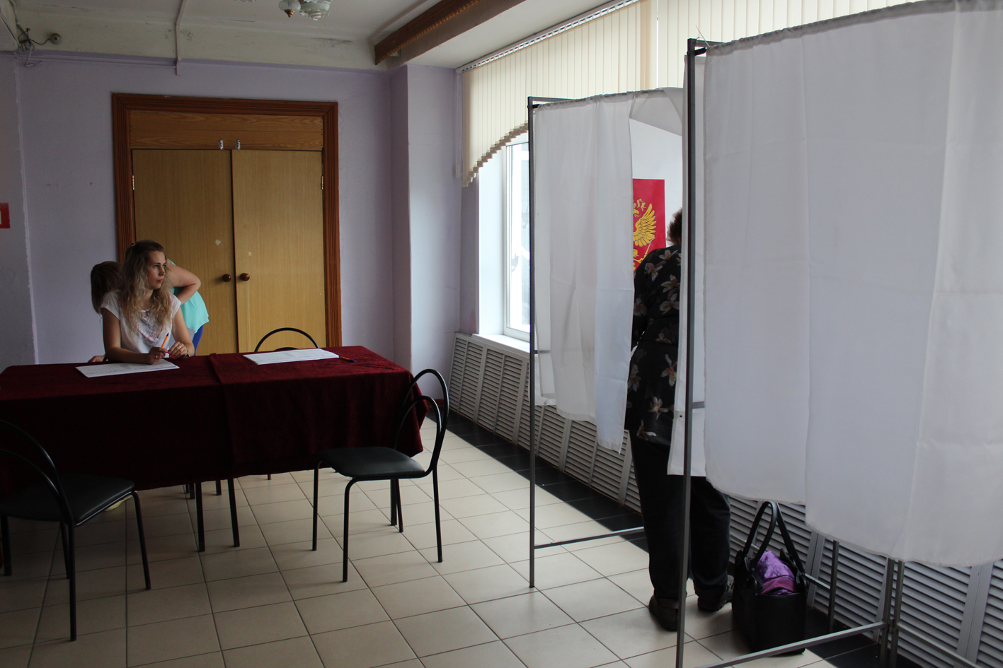 Неравнодушные карачевцы с самого утра пришли на избирательные участки