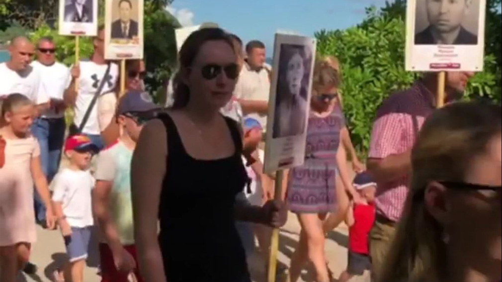 Победный марш «Бессмертного полка» на Сейшелах