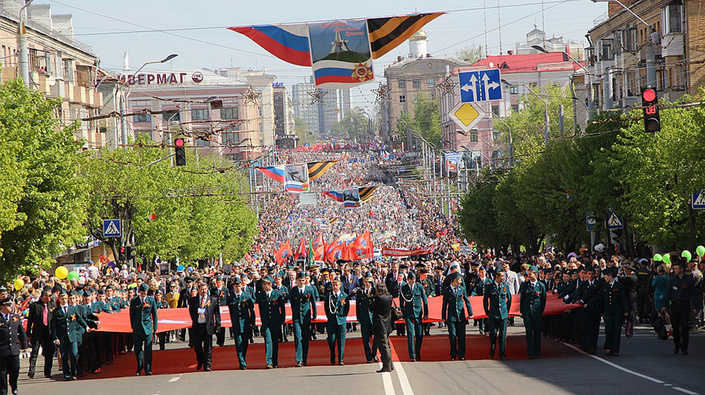Мероприятия в честь Дня Победы в городе Брянске