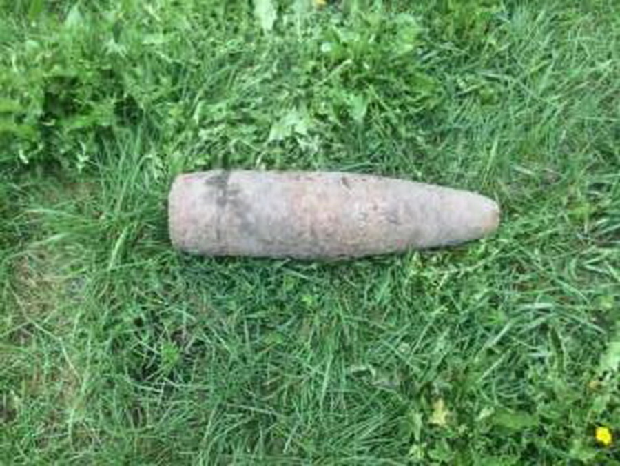 В Севском районе Брянской области найден артиллерийский снаряд