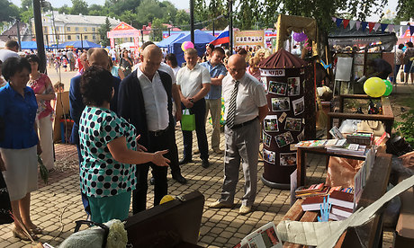 Навлинский район представил презентацию в Брянске на Славянской площади