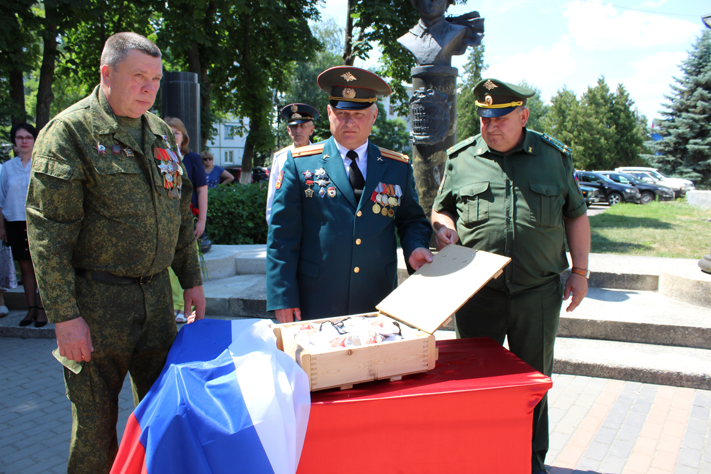 Карачевский район участвовал в военно-патриотической акции «Горсть памяти»
