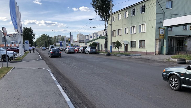 Советскую улицу в Брянске подготовили к асфальтированию