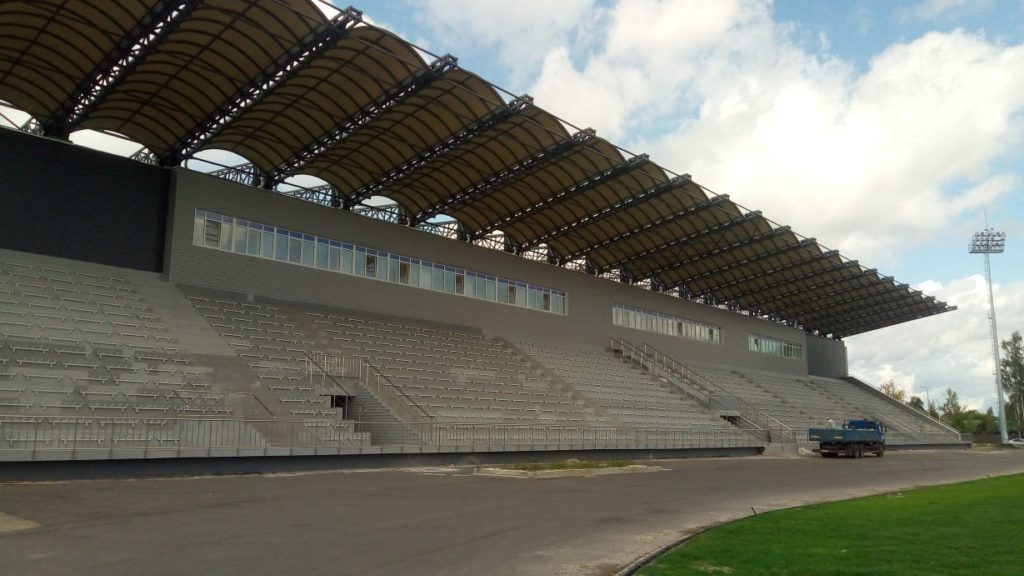 В Брянске завершается реконструкция стадиона «Десна»