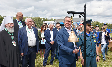 На Дне «Брянского поля-2019» состоялись традиционные соревнования на звание «Лучшая добровольная пожарная команда Брянской области»