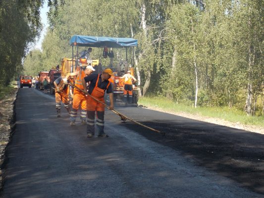 В Климово Брянской области полным ходом идет капитальный ремонт дорог
