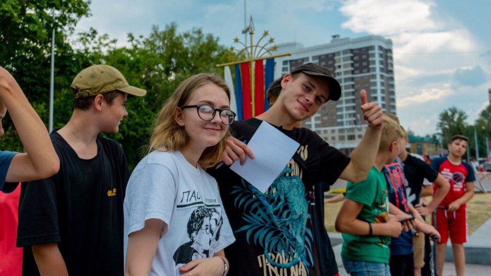 Брянская школьница Ксения Королёва представила свой проект «скейт-парк»