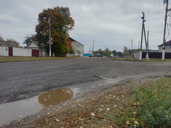 В брянском Климово завершается ремонт улиц Брянская и Лесная