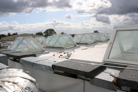 В Навлинской гимназии №1 Брянской области завершили ремонт кровли