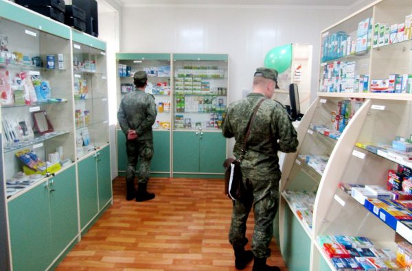 В брянском военном городке открылась аптека