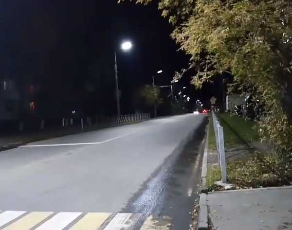 Уличное освещение в Брянске порадовало блогера Александра Гришина