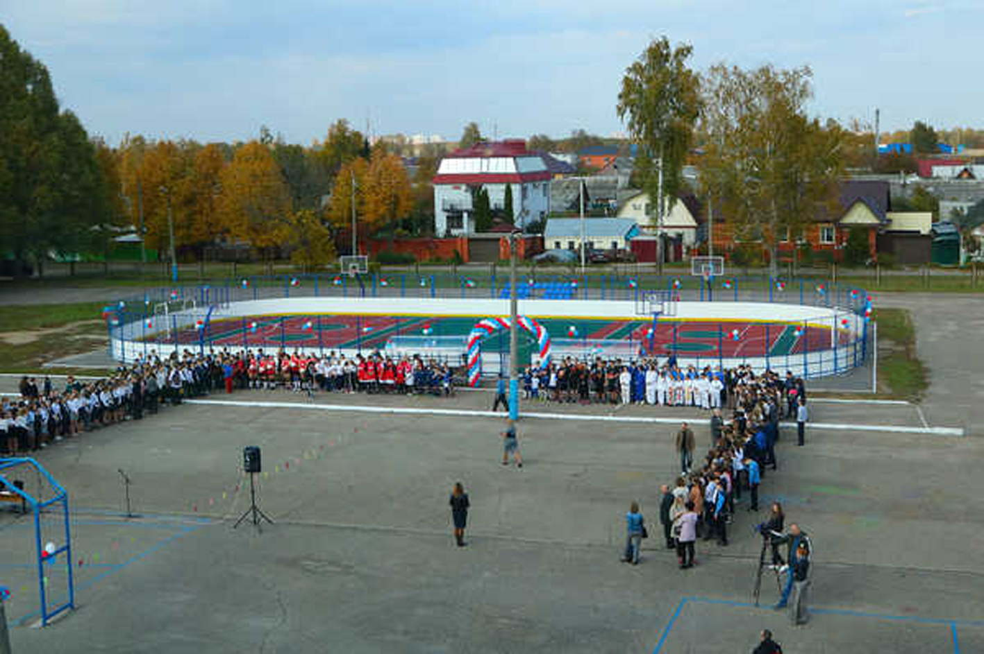 Современная спортивная площадка появилась в школе №36 Брянска