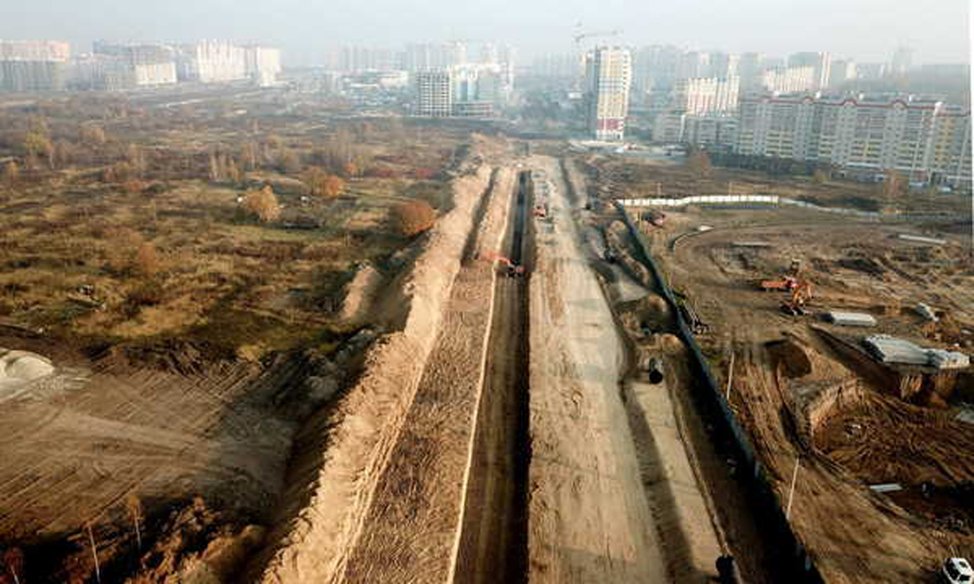 В Брянске приступили к строительству дороги по улице Советской