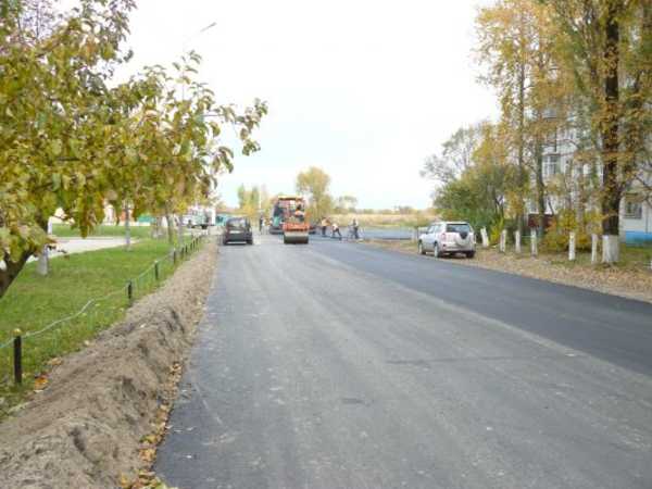 В Дятькове Брянской ведется  реконструкция дороги