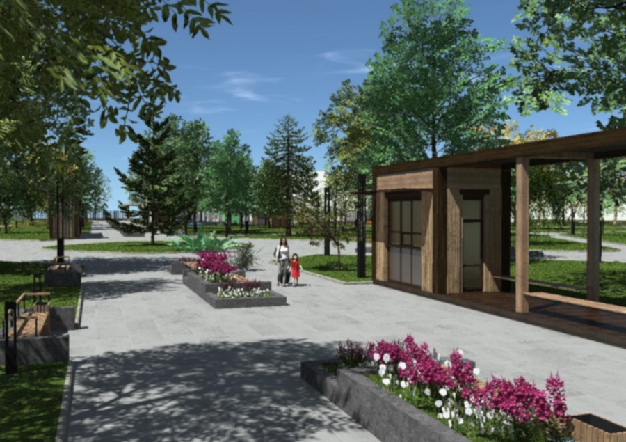 В Бежицком районе Брянска заканчивается благоустройство Майского парка