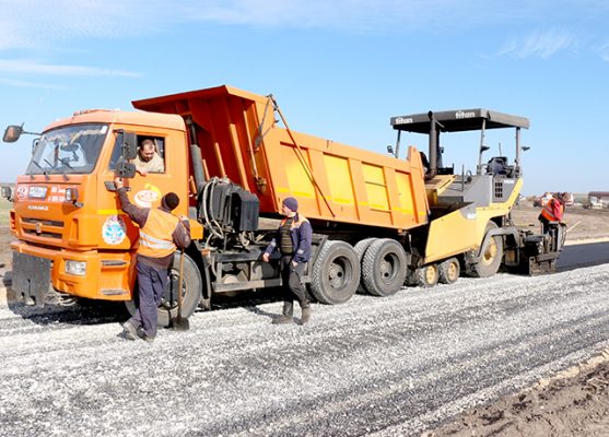 В Погарском районе Брянской области строится объездная дорога